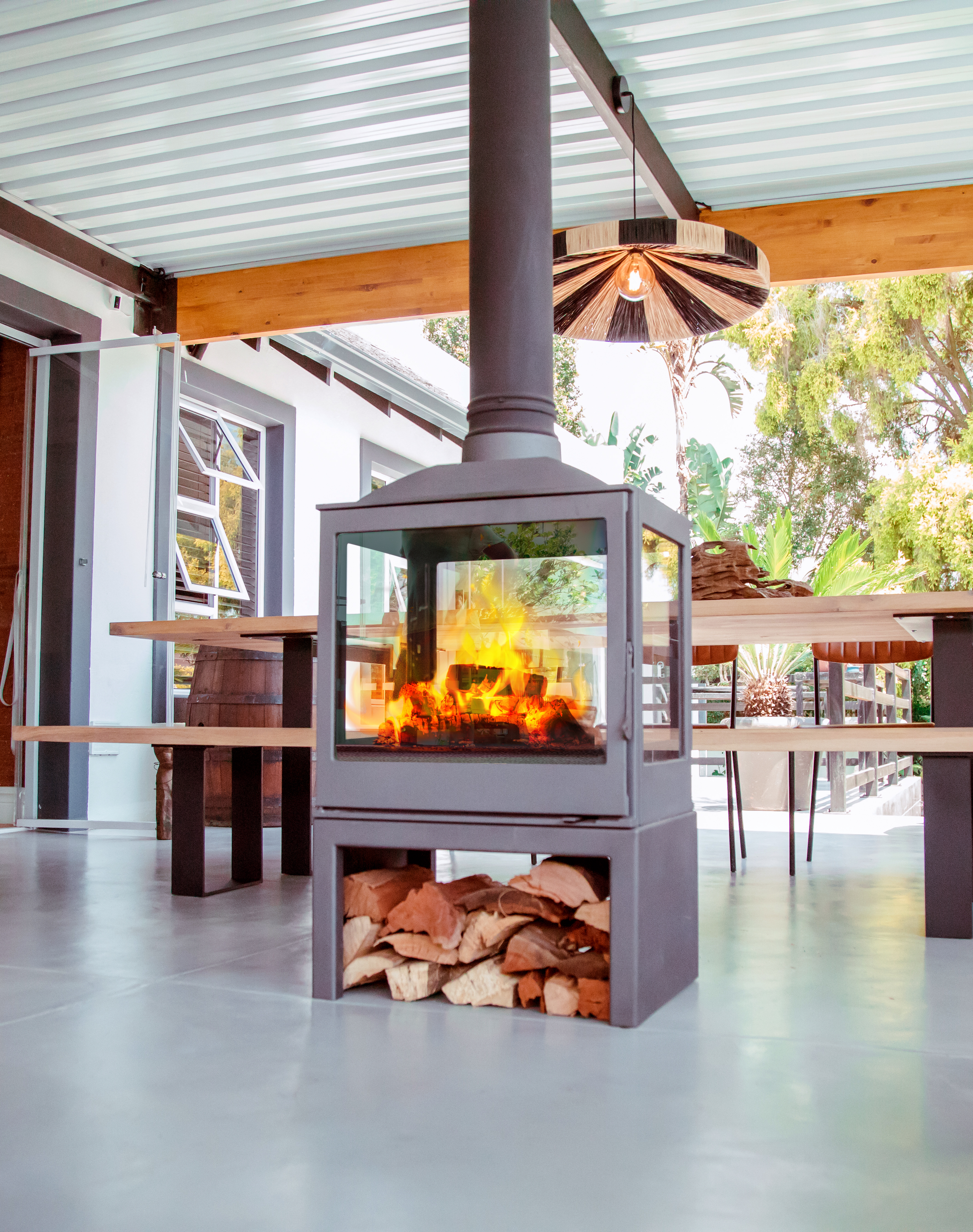 Nova 4 Glass Fireplace